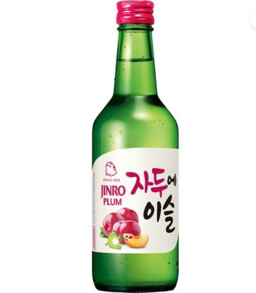 韩国清酒 JINRO Soju Plum alc. 13° vol 350ml x20