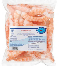 包卷寿司虾 Sushi Ebi Broken/Maki Cooked Shrimps 250g（20）