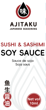 味匠 鱼生酱油 散装AJITAKU Sushi Sashimi Soya Sauce10ml x 300（3）