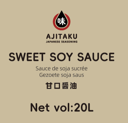 味匠 甘口甜酱油 桶装 AJITAKU Sweet Soya Sauce 20L