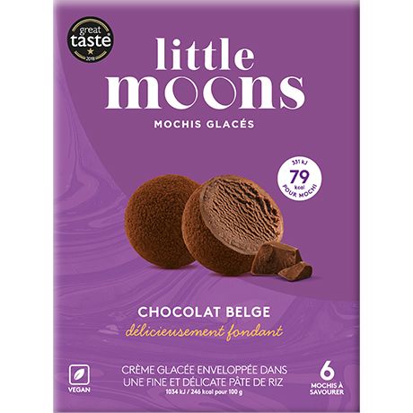 巧克力 Chocolate  LITTLE MOONS Mochi Ice Cream 32g * 6 (10)