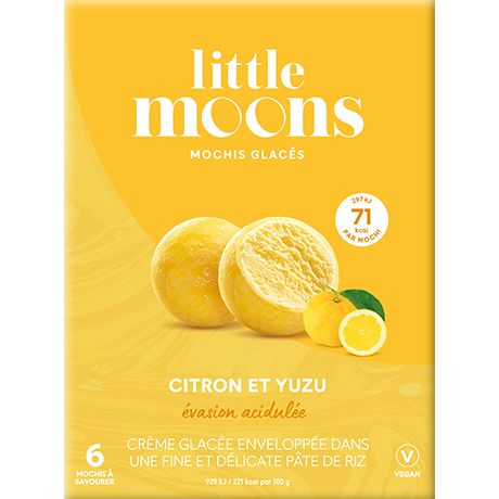 柚子 Yuzu &  LITTLE MOONS Mochi Ice Cream 32g * 6 (10)