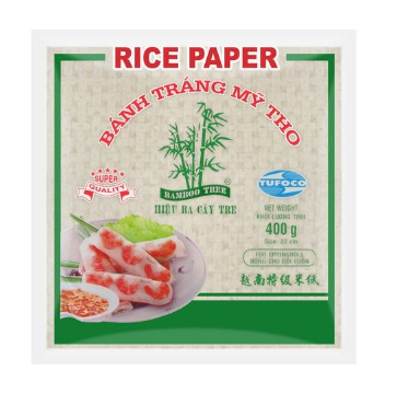 米皮 BAMBOO TREE  Rice Paper Summer Roll Square 22 cm（25）