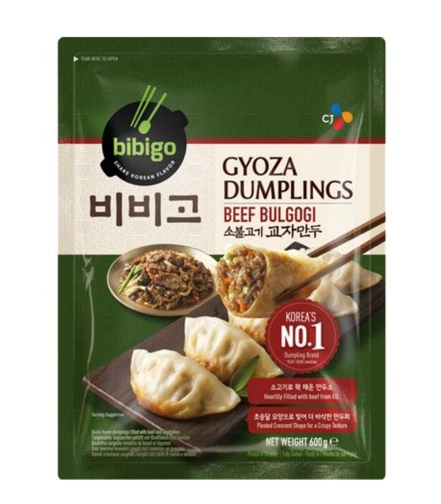 牛肉饺子BIBIGO  Gyoza Beef Bulgogi & Vegetable  600g（10）