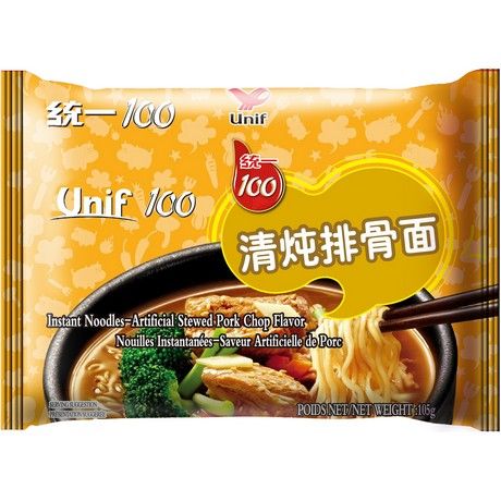 统一排骨面 方便面 Instant Noodles Stewed Pork Chop 24*105g