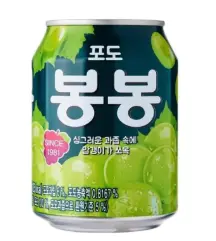 韩国罐装白葡萄汁 Boisson de raisin blanc HTB KR 238ml*(12) (6)