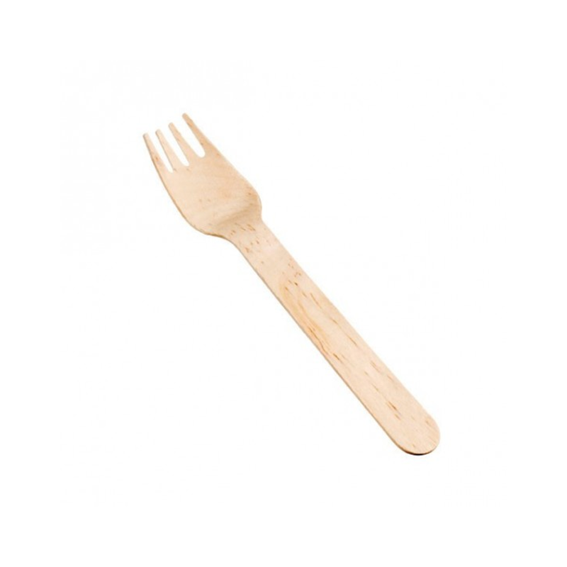 木餐叉勺 Wooden Fork 100ps