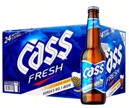 韩国客思啤酒 CASS Fresh KR 330ml x 24