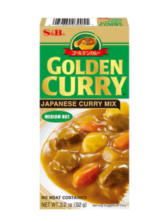 日本咖喱 中等 Golden Curry Chukara S&B JP 220g (60)