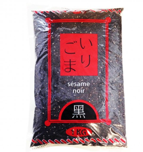 熟黑芝麻 Black Sesame Seed, Cooked Iri Goma Kuro 1kg