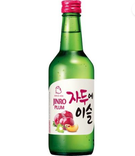 [SD-4321-70] 韩国清酒 樱桃 JINRO Soju Plum alc. 13° vol 350ml x20