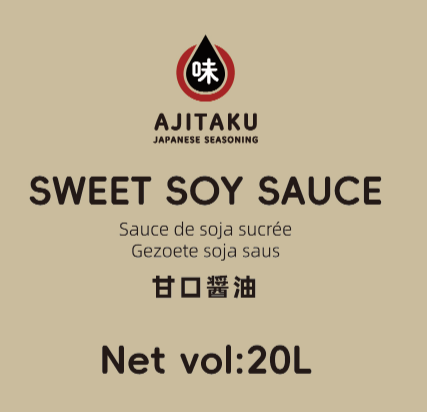 [AJ-1002-16] 味匠 甘口甜酱油 桶装 20L - AJITAKU Sweet Soya Sauce  20L