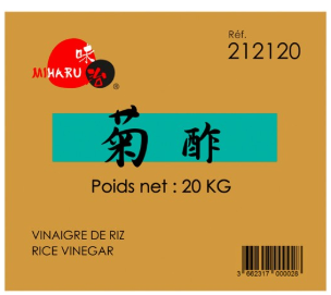 [FV04-90] 菊醋  Miharu 20L  Vinaigre de riz Ken 20kg
