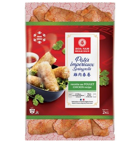 [FD-1600-1] 越南鸡春卷  HOA NAM  Springroll Chicken 2kgx10