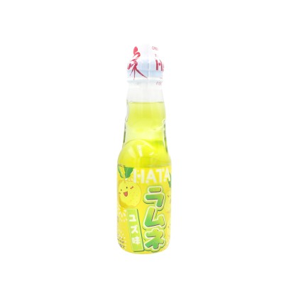 [FW035-60] [FW035-60] 波子汽水YUZU Hatakosen Ramune (HATA) 200ml x 30 ( Lemon)