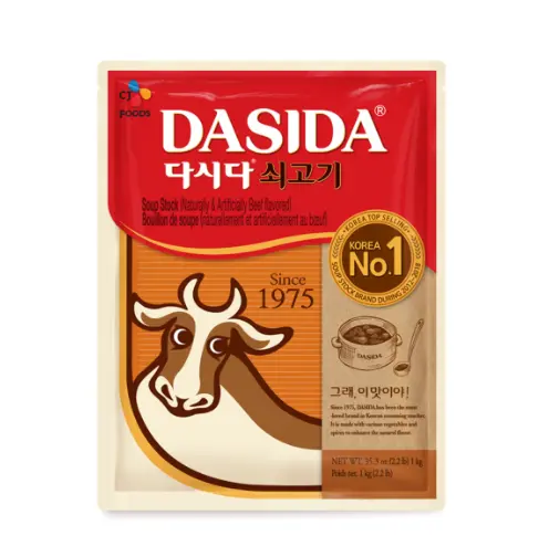 [226038-080] 韩国 牛肉汤底 Dashida bœuf poudre pour bouillon KR 1kg*(10)