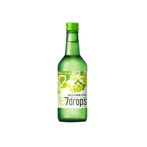 [331010-081] 韩国烧酒 白葡萄 SOJU Raisin vert 12% 7DROPS KR 360ml*(20)