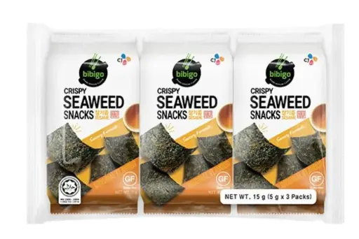 [6493-3] 紫菜片 BIBIGO  Seaweed Snack Crispy Original 