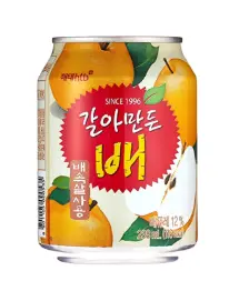 [307021] 韩国罐装梨汁Boisson de poire HTB KR 238ml*(12)(6)